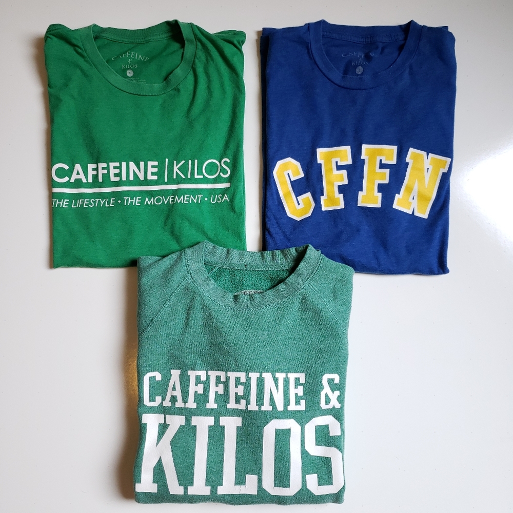 Caffeine & Kilos 2 T-Shirt  Bundle L